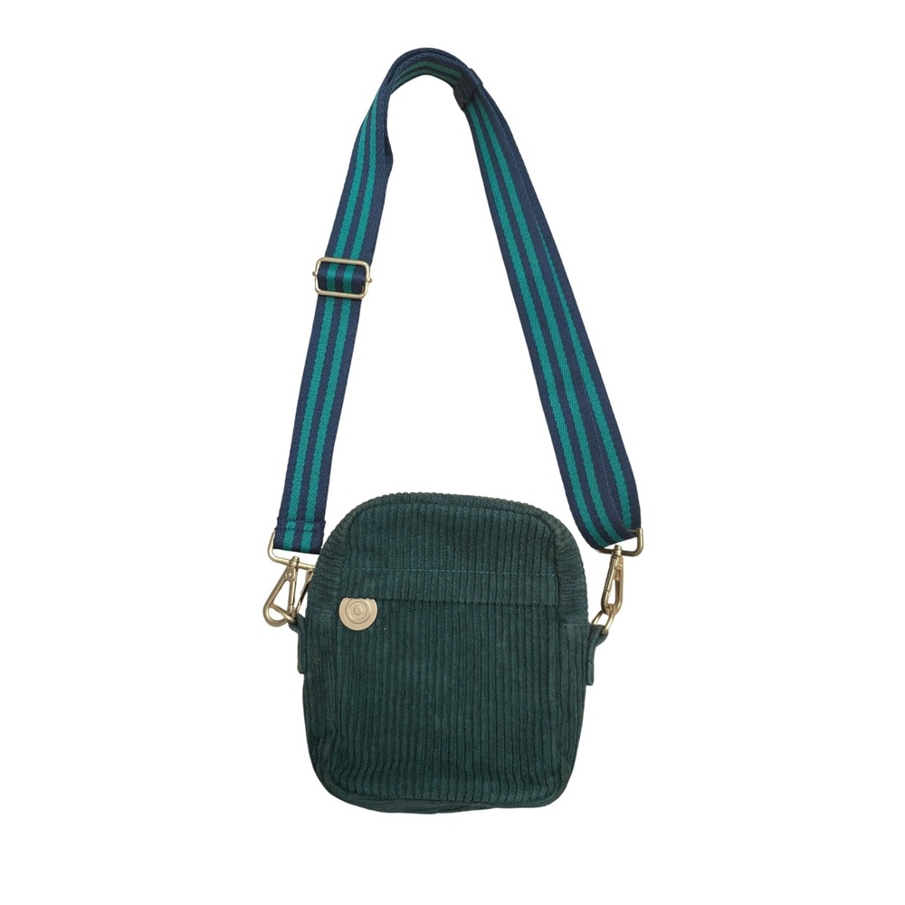 Rowing Blazers x Target Green Corduroy Crossbody Bag Travel Preppy Vacation Fall